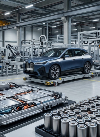 BMW iX5電池在美國生產！BMW啟用南卡羅來納州新電池廠，144kWh電池續航435英里