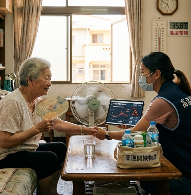臺南攜手南山人壽推全台首張高溫微型保險　近3.2萬弱勢民眾受惠