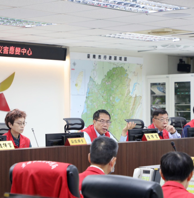 中度巴威颱風來襲　台南市長黃偉哲籲勿掉以輕心持續防颱！