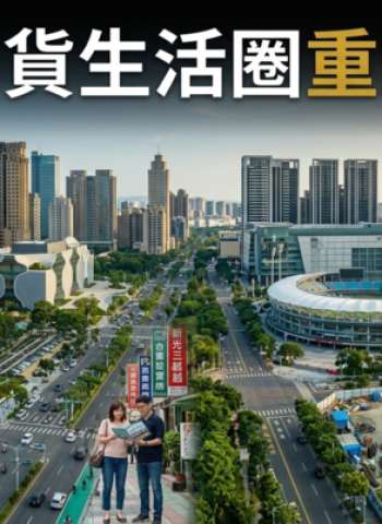 臺中百貨生活圈版圖重塑住宅價值　七期與十四期雙核心發展帶動高端置產新趨勢