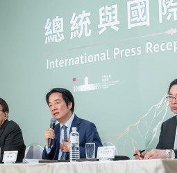 賴清德總統臺北賓館與國際媒體茶敘　盼世界更了解民主、自由、堅定、繁榮的民主臺灣