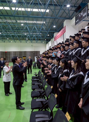 賴清德總統出席桃園警大聯合畢業典禮　勉勵畢業生堅守清廉價值攜手守護國家治安