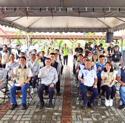行政院長卓榮泰視察南投外轆排水治理工程　拚118年4月前完工強化防洪安全與地方治水韌性