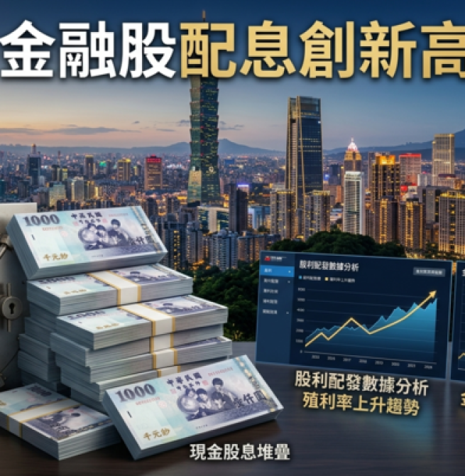 2026臺灣金融股配息創新高3,422億元 中信金殖利率稱冠 富邦金全現金策略成市場焦點