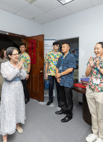 蕭美琴副總統視察駐帛琉大使館　慰勉館團同仁辛勞並圓滿完成帛榮專案訪問
