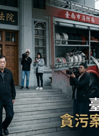 臺南市消防局前局長李明峯涉收賄320萬貪污案　法院一審判4年6月褫奪公權