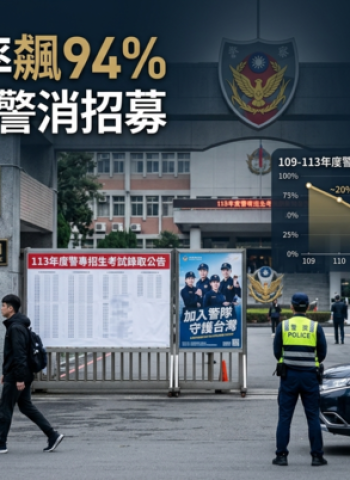 警專錄取率飆94％創招生警訊　少子化衝擊警消體系引發人才斷層憂慮