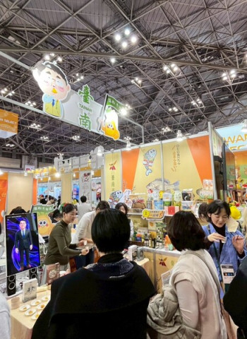 臺南市長黃偉哲率團出席東京國際食品展  臺南農產首日訂單破五億