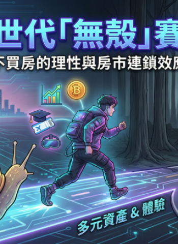 李豫伯教授：新世代的「無殼」賽局  解析年輕人不買房與房市結構的連鎖效應