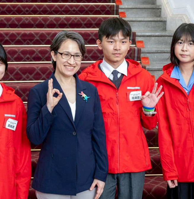 蕭美琴副總統接見第26屆台新青少年志工菁英獎得主　肯定創意與行動力展現臺灣良善力量