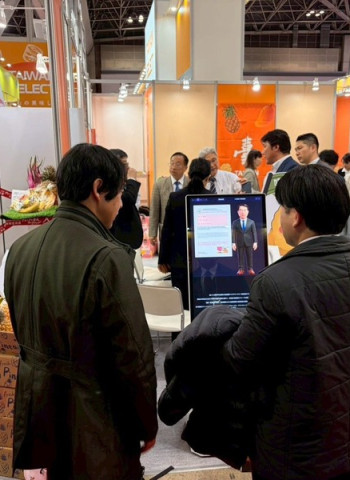 臺南搶攻東京國際食品展國際商機　臺南市長黃偉哲率隊以AI分身市長多語行銷助攻農產拓銷