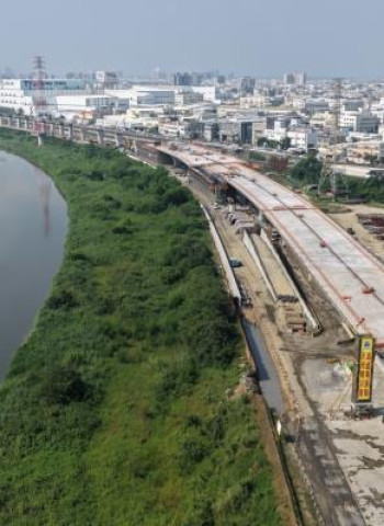 臺南北外環道路拚120年底全線完工通車　臺南市長黃偉哲表示強化南科與市區交通連結