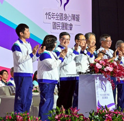 全國身心障礙國民運動會新北登場　行政院長卓榮泰：持續完善運動支持體系　打造無障礙運動環境