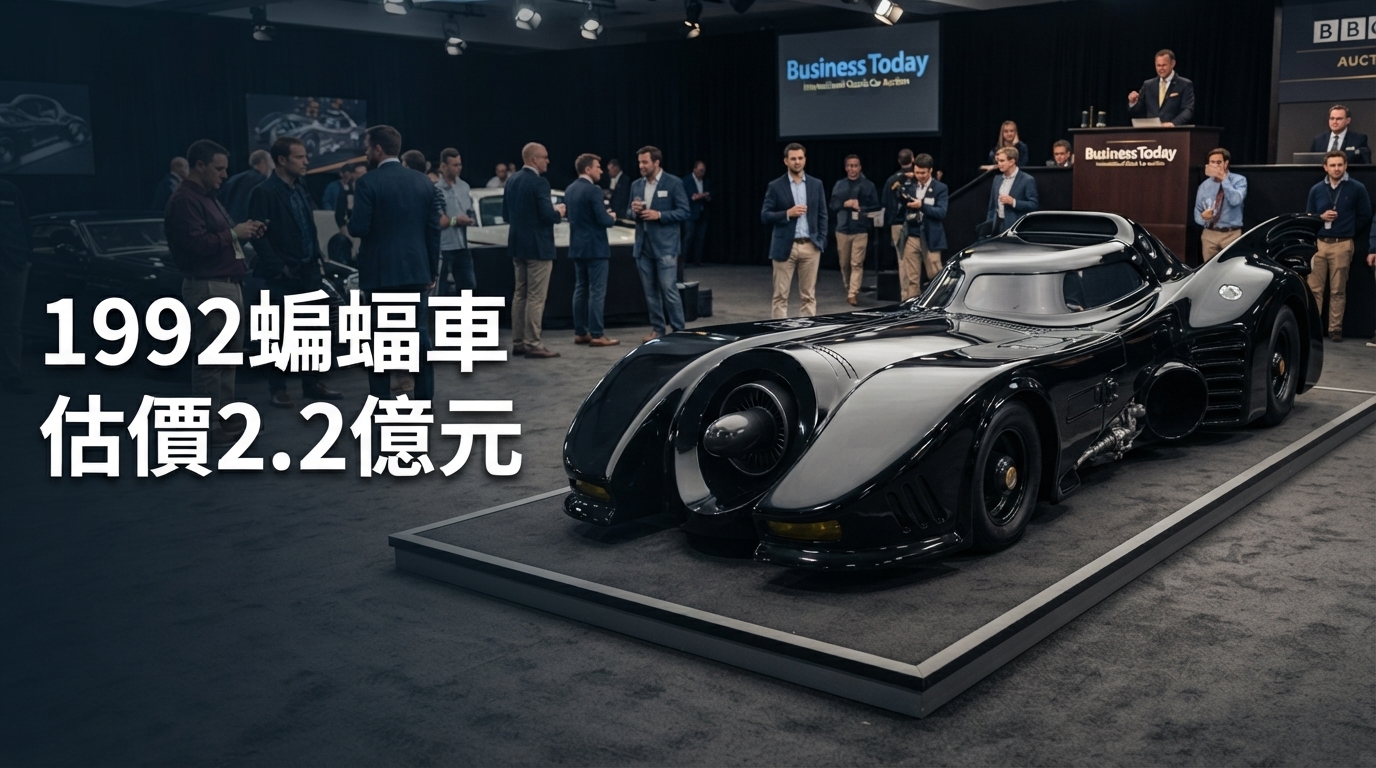 Batman Returns蝙蝠車將於洛杉磯拍賣　1992年電影主角車估價最高2.2億元