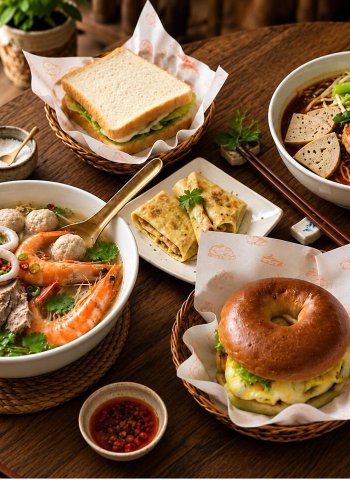 台南新市早餐店加入越南家鄉味 開賣河粉、米線延長營業時間