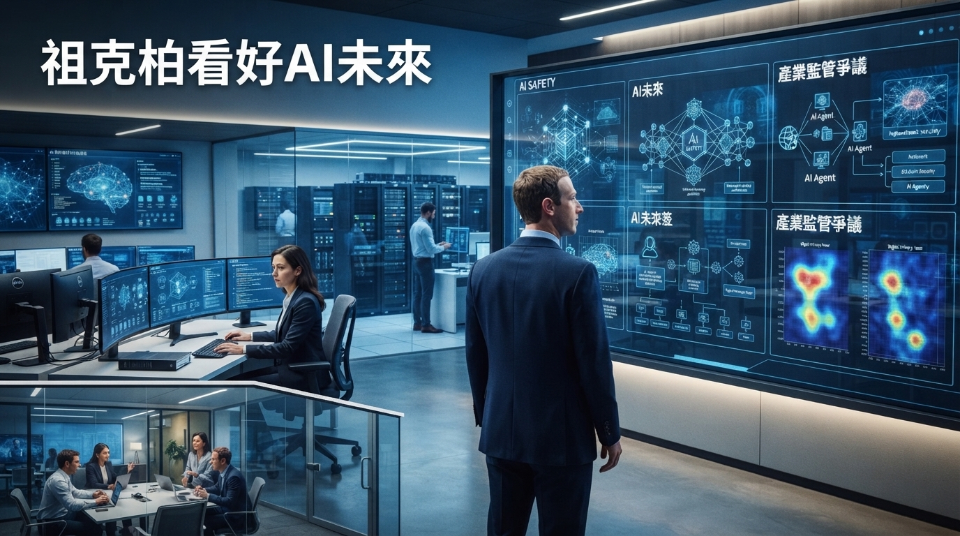 祖克柏談AI安全：Meta執行長看好AI未來　美國AI監管與產業治理爭議升溫