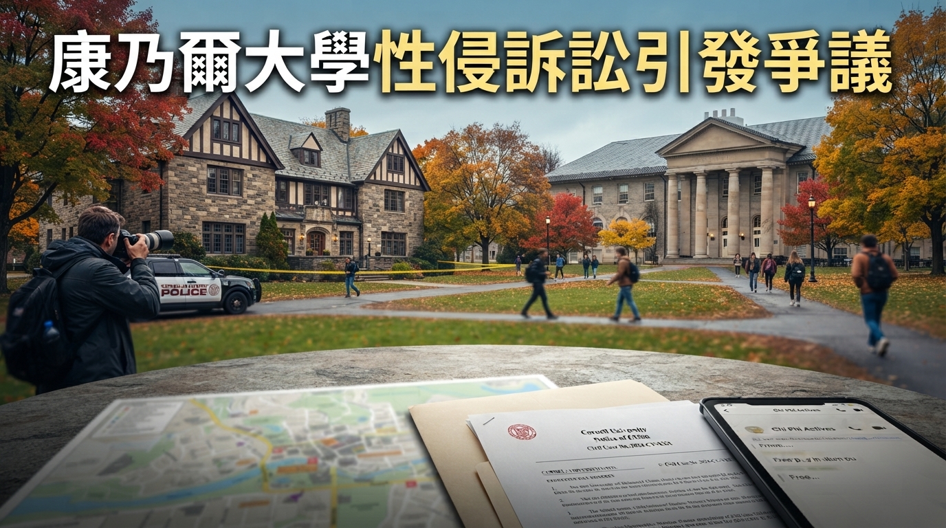 康乃爾大學爆性侵醜聞！女學生控遭7男「私處抹K粉」輪流性侵　校方處分與檢方不起訴引爆爭議